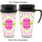Pink & Green Suzani Travel Mugs - with & without Handle