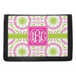 Pink & Green Suzani Trifold Wallet (Personalized)
