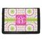 Pink & Green Suzani Trifold Wallet (Personalized)