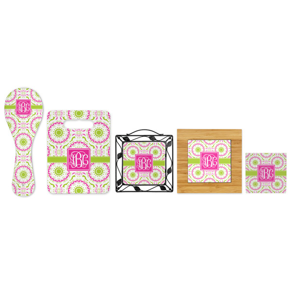 Pink & Green Suzani Trivets - All Trivets