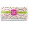 Pink & Green Suzani Vinyl Checkbook Cover (Personalized)