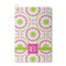 Pink & Green Suzani Waffle Weave Golf Towel - Front/Main