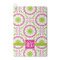 Pink & Green Suzani Waffle Weave Golf Towel (Personalized)