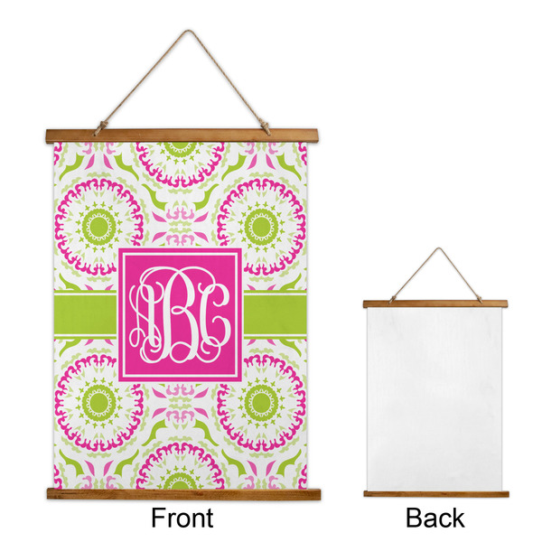 Pink & Green Suzani Wall Hanging Tapestry - Portrait - APPROVAL