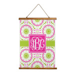 Pink & Green Suzani Wall Hanging Tapestry - Tall (Personalized)