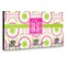 Pink & Green Suzani Wall Mounted Coat Hanger - Side View