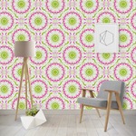 Pink & Green Suzani Wallpaper & Surface Covering