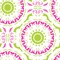 Pink & Green Suzani Wallpaper & Surface Covering (Water Activated 24"x 24" Sample)