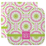 Pink & Green Suzani Facecloth / Wash Cloth (Personalized)