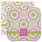 Pink & Green Suzani Washcloth / Face Towels