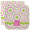 Pink & Green Suzani Facecloth / Wash Cloth (Personalized)