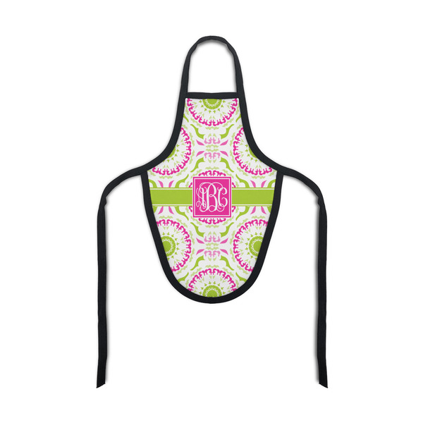 Custom Pink & Green Suzani Bottle Apron (Personalized)