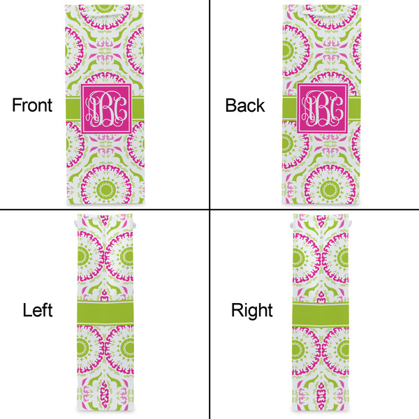 Pink & Green Suzani Wine Gift Bag - Matte - Approval