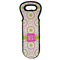 Pink & Green Suzani Wine Tote Bag (Personalized)