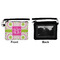 Pink & Green Suzani Wristlet ID Cases - Front & Back