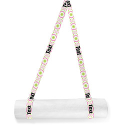 Pink & Green Suzani Yoga Mat Strap (Personalized)