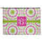 Pink & Green Suzani Zipper Pouch (Personalized)