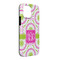 Pink & Green Suzani iPhone Case - Rubber Lined - iPhone 13 Pro Max (Personalized)