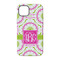 Pink & Green Suzani iPhone 14 Pro Tough Case - Back
