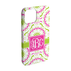 Pink & Green Suzani iPhone Case - Plastic - iPhone 15 (Personalized)