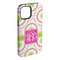 Pink & Green Suzani iPhone 15 Pro Max Tough Case - Angle