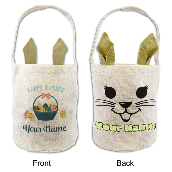 Easter Egg Basket Easter Basket - APPROVAL (FRONT & BACK)
