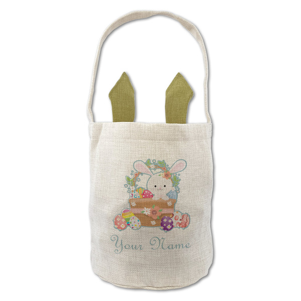 Custom Easter Bunny and Basket Easter Basket (Personalized)