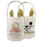 Easter Bunny and Basket Double Sided Easter Basket (Personalized)