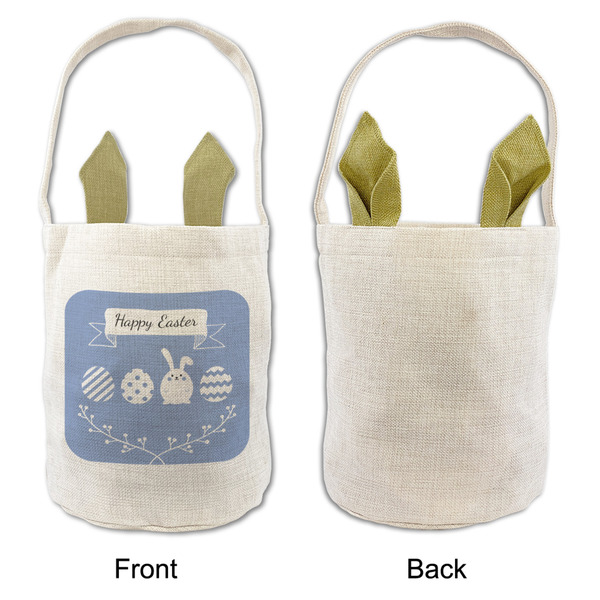 Easter Bunny Eggs Easter Basket - APPROVAL (FRONT)