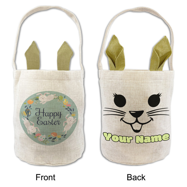 Easter Bunnies Frame Easter Basket - APPROVAL (FRONT & BACK)