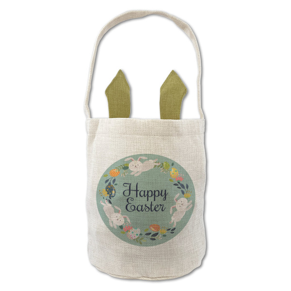 Custom Easter Bunnies Frame Single Sided Easter Basket