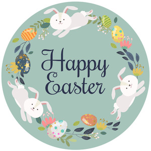Easter Bunnies Frame