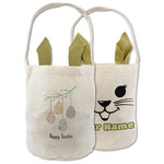 Easter Hanging Eggs Double Sided Easter Basket (Personalized)