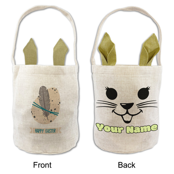 Easter Egg & Feather Easter Basket - APPROVAL (FRONT & BACK)