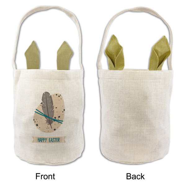 Easter Egg & Feather Easter Basket - APPROVAL (FRONT)