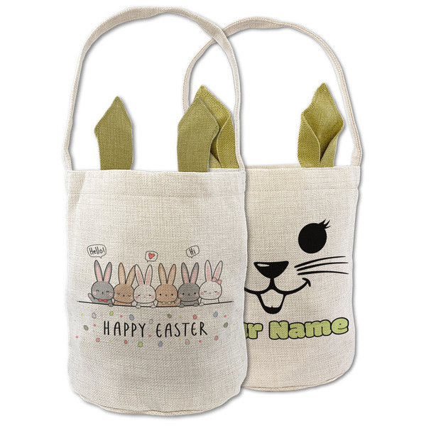 Easter Bunnies In A Line Easter Basket - Main