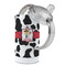 Cowprint w/Cowboy 12 oz Stainless Steel Sippy Cups - Top Off