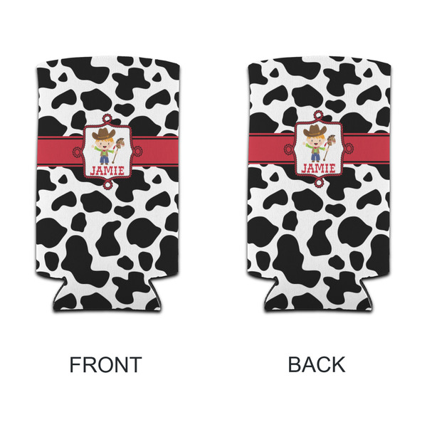 Cowprint w/Cowboy 12oz Tall Can Sleeve - APPROVAL