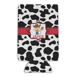 Cowprint w/Cowboy Can Cooler (Personalized)