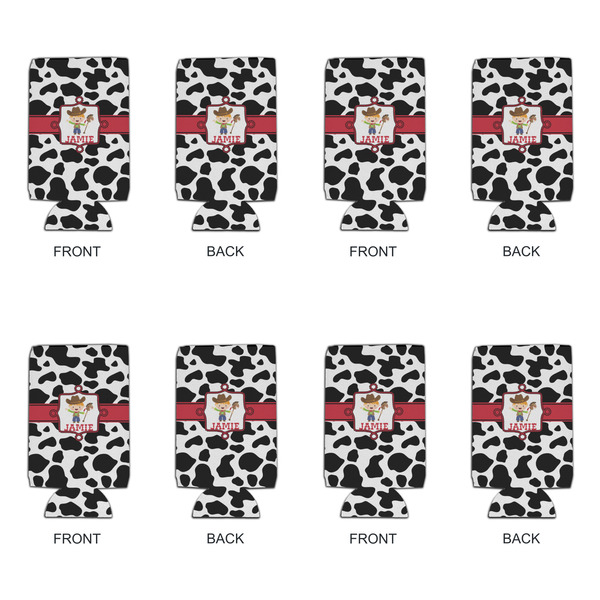 Cowprint w/Cowboy 16oz Can Sleeve - Set of 4 - APPROVAL