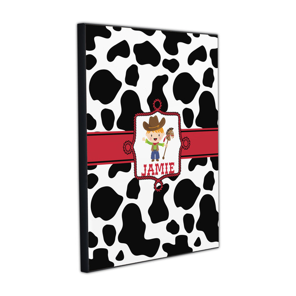 Custom Cowprint w/Cowboy Wood Prints (Personalized)