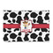 Cowprint w/Cowboy Patio Rug (Personalized)
