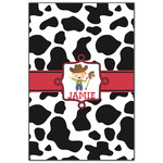 Cowprint w/Cowboy Wood Print - 20x30 (Personalized)