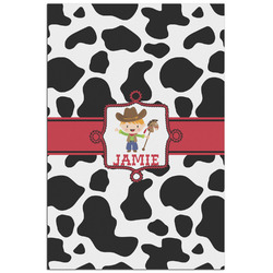 Cowprint w/Cowboy Poster - Matte - 24x36 (Personalized)