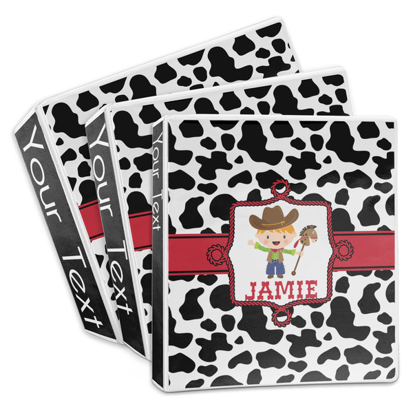 Cowprint w/Cowboy 3-Ring Binder Group
