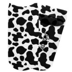 Cowprint w/Cowboy Adult Ankle Socks (Personalized)