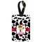 Cowprint w/Cowboy Aluminum Luggage Tag (Personalized)