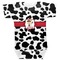 Cowprint w/Cowboy Baby Bodysuit 12-18 (Personalized)
