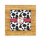Cowprint w/Cowboy Bamboo Trivet with Ceramic Tile Insert (Personalized)