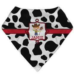 Cowprint w/Cowboy Bandana Bib (Personalized)
